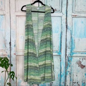 Lularoe Multicolor Sleeveless Duster